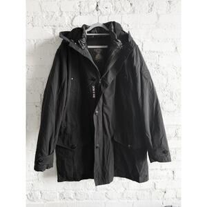 Nautica Men’s XXL 3-in-1 Hooded Parka Jacket w/ Removable Inner Puffer – Black